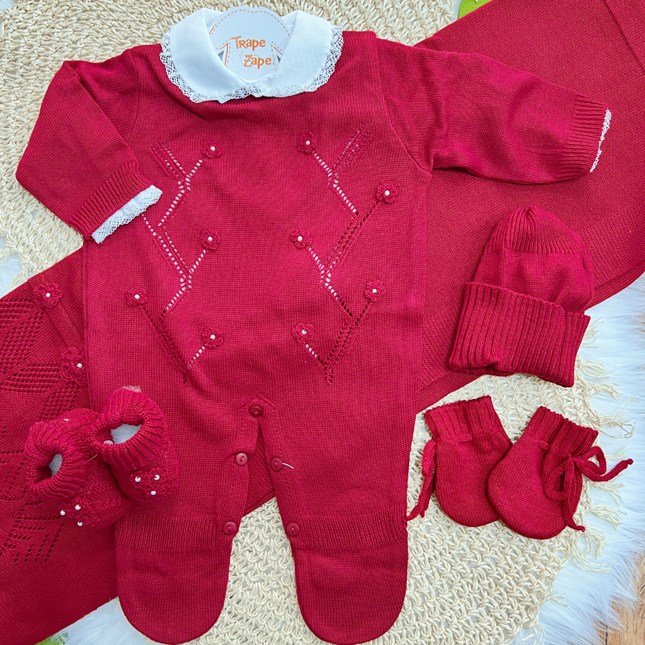 Saída de Maternidade Maria Eduarda - Vermelho